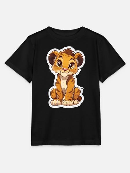 Löwe - Stanley/Stella Kinder T-Shirt MINI CREATOR - Schwarz