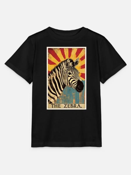 Zebras Zebra - Stanley/Stella Kinder T-Shirt MINI CREATOR  - Schwarz