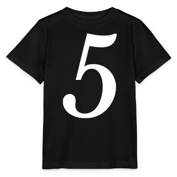 5. JUBILÄUM. 5 JAHRE. 5. JUBILÄUM - Stanley/Stella Kinder T-Shirt MINI CREATOR  - Schwarz - Vorne - Mikhail (115cm)