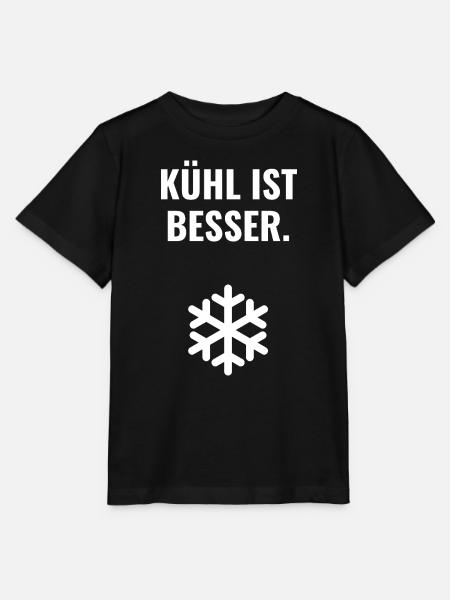 Kühl ist besser. - Stanley/Stella Kinder T-Shirt MINI CREATOR - Schwarz