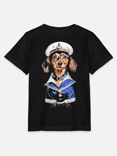 Seemann-Dackel - Stanley/Stella Kinder T-Shirt MINI CREATOR - Schwarz
