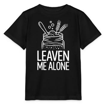 Leaven Me Alone - Stanley/Stella Kinder T-Shirt MINI CREATOR  - Schwarz - Vorne - Mikhail (115cm)