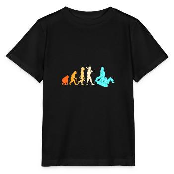 Jiu Jitsu Selbstverteidigung - Stanley/Stella Kinder T-Shirt MINI CREATOR  - Schwarz - Vorne - Mikhail (115cm)