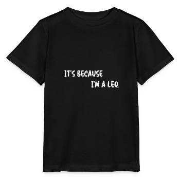 Sternzeichen Löwe - Stanley/Stella Kinder T-Shirt MINI CREATOR  - Schwarz - Vorne - Mikhail (115cm)