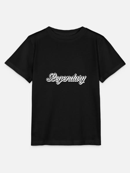 Legendary - Stanley/Stella Kinder T-Shirt MINI CREATOR - Schwarz
