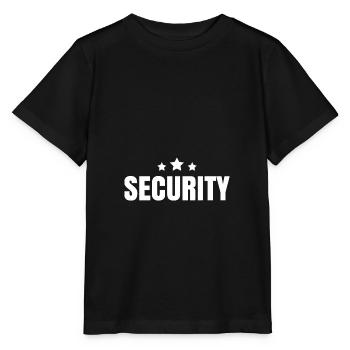 Security Bouncer Security Man Security - Stanley/Stella MINI CREATOR Kids’ T-Shirt - black - Front - Mikhail (115cm)