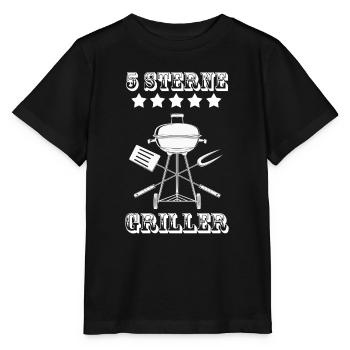 GRILLEN - Stanley/Stella Kinder T-Shirt MINI CREATOR  - Schwarz - Vorne - Mikhail (115cm)