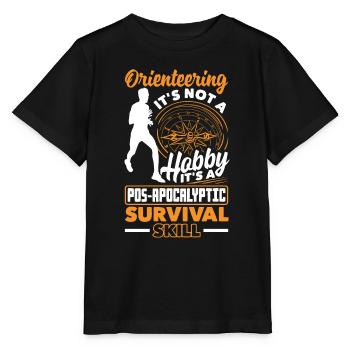 Orienteer Runner Running Orienteering Funny Quote - Stanley/Stella MINI CREATOR Kids’ T-Shirt - black - Front - Mikhail (115cm)