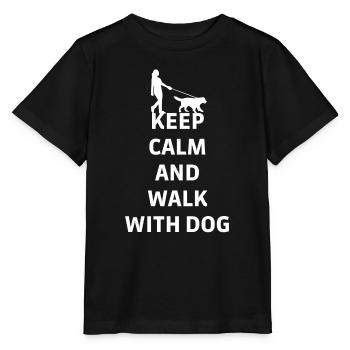 Chien de chasse - T-shirt bio MINI CREATOR Stanley/Stella Enfant - noir - Devant - Mikhail (115cm)