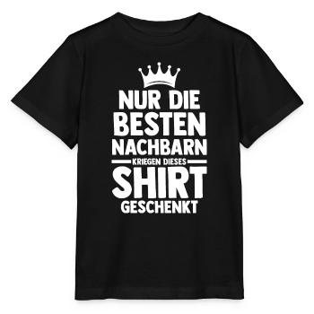Einzug Umzug Nachbarn Nachbar - Stanley/Stella Kinder T-Shirt MINI CREATOR  - Schwarz - Vorne - Mikhail (115cm)