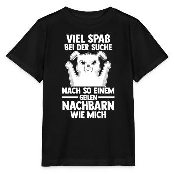 Einzug Umzug Nachbarn Nachbar - Stanley/Stella Kinder T-Shirt MINI CREATOR  - Schwarz - Vorne - Mikhail (115cm)