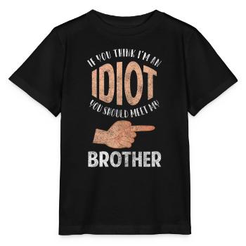 L’humour noir provoque des collègues - T-shirt bio MINI CREATOR Stanley/Stella Enfant - noir - Devant - Mikhail (115cm)