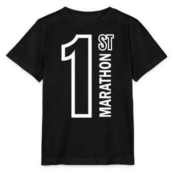 Marathon Running Jogging - Stanley/Stella MINI CREATOR Kids’ T-Shirt - black - Front - Mikhail (115cm)