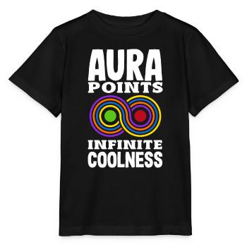 Aura Points Infinete Coolness Trendy Viral - Stanley/Stella Kinder T-Shirt MINI CREATOR  - Schwarz - Vorne - Mikhail (115cm)