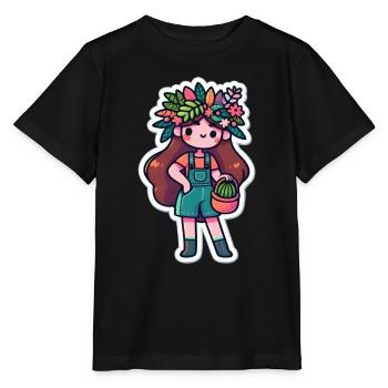 DAME DES PLANTES - T-shirt bio MINI CREATOR Stanley/Stella Enfant - noir - Devant - Mikhail (115cm)
