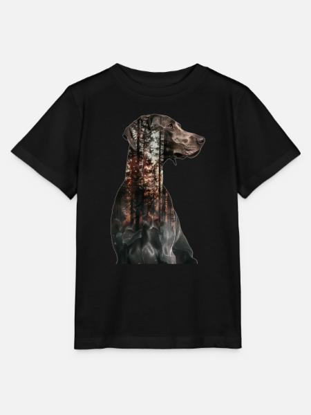 Weimaraner - Stanley/Stella Kinder T-Shirt MINI CREATOR - Schwarz