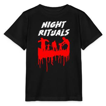 Night Rituals Halloween - Stanley/Stella Kinder T-Shirt MINI CREATOR  - Schwarz - Vorne - Mikhail (115cm)