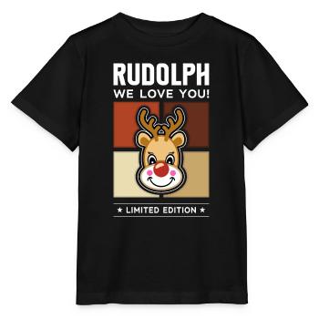 Rudolph - Stanley/Stella MINI CREATOR Kids’ T-Shirt - black - Front - Mikhail (115cm)