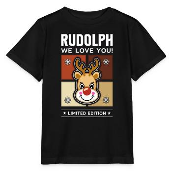 Rudolph - Stanley/Stella MINI CREATOR Kids’ T-Shirt - black - Front - Mikhail (115cm)