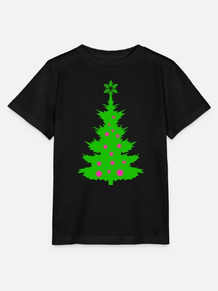 Weihnachtsbaum - Stanley/Stella Kinder T-Shirt MINI CREATOR - Schwarz