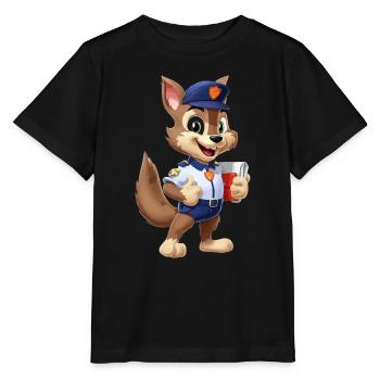 Mail Squirrel - Stanley/Stella MINI CREATOR Kids’ T-Shirt - black - Front - Mikhail (115cm)