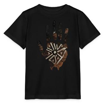 Hand Ritual Abbildung - Stanley/Stella Kinder T-Shirt MINI CREATOR  - Schwarz - Vorne - Mikhail (115cm)