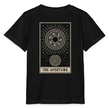 Photography Tarot Card – The Aperture - Stanley/Stella MINI CREATOR Kids’ T-Shirt - black - Front - Mikhail (115cm)