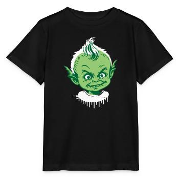 Christmas grouches - Stanley/Stella MINI CREATOR Kids’ T-Shirt - black - Front - Mikhail (115cm)