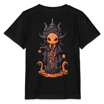 Slime Mage Kawaii Monster Magic - T-shirt bio MINI CREATOR Stanley/Stella Enfant - noir - Devant - Mikhail (115cm)