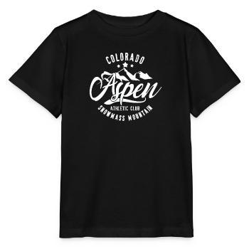Aspen Schneemassenberg - Stanley/Stella Kinder T-Shirt MINI CREATOR  - Schwarz - Vorne - Mikhail (115cm)