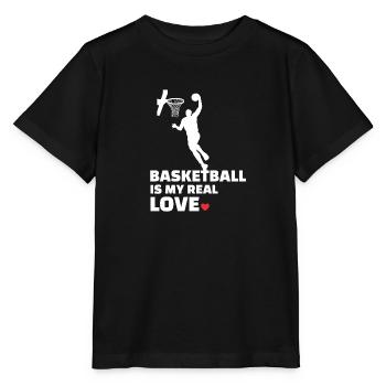 Ich Liebe Basketball - Stanley/Stella Kinder T-Shirt MINI CREATOR  - Schwarz - Vorne - Mikhail (115cm)