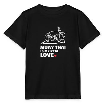 J’adore le Muay Thai - T-shirt bio MINI CREATOR Stanley/Stella Enfant - noir - Devant - Mikhail (115cm)
