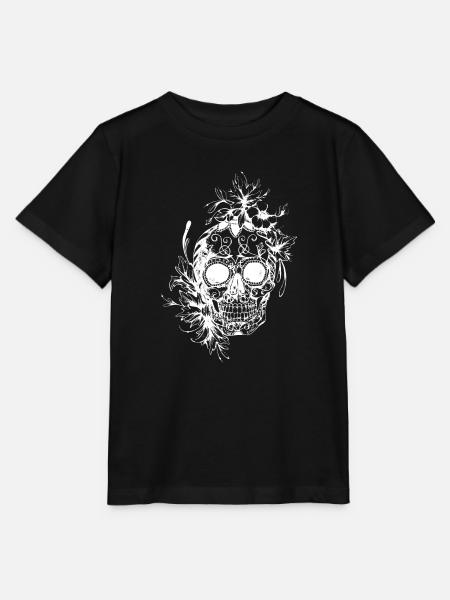 Totenkopf - Stanley/Stella Kinder T-Shirt MINI CREATOR - Schwarz