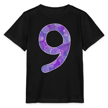 Nine birthdays 9 - Stanley/Stella MINI CREATOR Kids’ T-Shirt - black - Front - Mikhail (115cm)