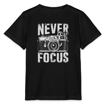 Ne perdez jamais votre concentration - T-shirt bio MINI CREATOR Stanley/Stella Enfant - noir - Devant - Mikhail (115cm)