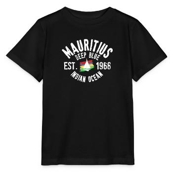 Mauritius deep blue - Stanley/Stella MINI CREATOR Kids’ T-Shirt - black - Front - Mikhail (115cm)