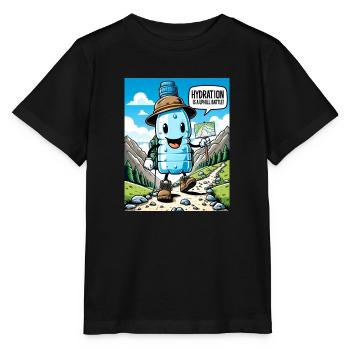 L’hydratation est une bataille difficile - T-shirt bio MINI CREATOR Stanley/Stella Enfant - noir - Devant - Mikhail (115cm)