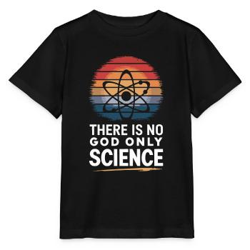 Atheism, Atheist, Anti-Religion, Agnostic - Stanley/Stella MINI CREATOR Kids’ T-Shirt - black - Front - Mikhail (115cm)