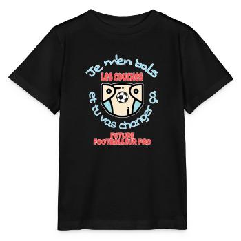 Body foot bébé . humour - T-shirt bio MINI CREATOR Stanley/Stella Enfant - noir - Devant - Mikhail (115cm)