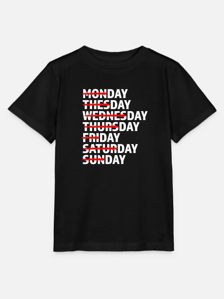 Every Day Day Day - Stanley/Stella Kinder T-Shirt MINI CREATOR - Schwarz