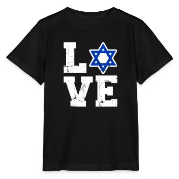 Israel - Stanley/Stella MINI CREATOR Kids’ T-Shirt - black - Front - Mikhail (115cm)