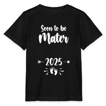 Mater Soon To Be Mom 2025 Mother Pregnant Kids Mot - Stanley/Stella MINI CREATOR Kids’ T-Shirt - black - Front - Mikhail (115cm)