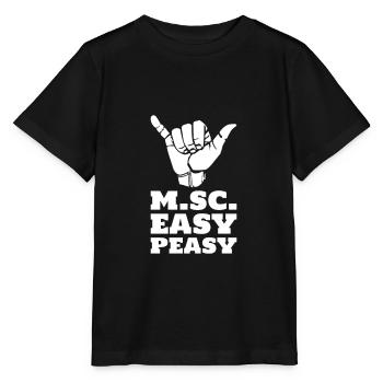 Cérémonie de remise des diplômes du Master of Science - T-shirt bio MINI CREATOR Stanley/Stella Enfant - noir - Devant - Mikhail (115cm)