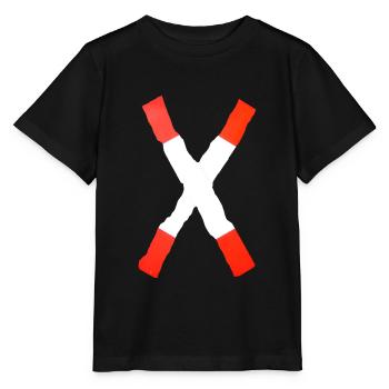 Railway sign - Stanley/Stella MINI CREATOR Kids’ T-Shirt - black - Front - Mikhail (115cm)