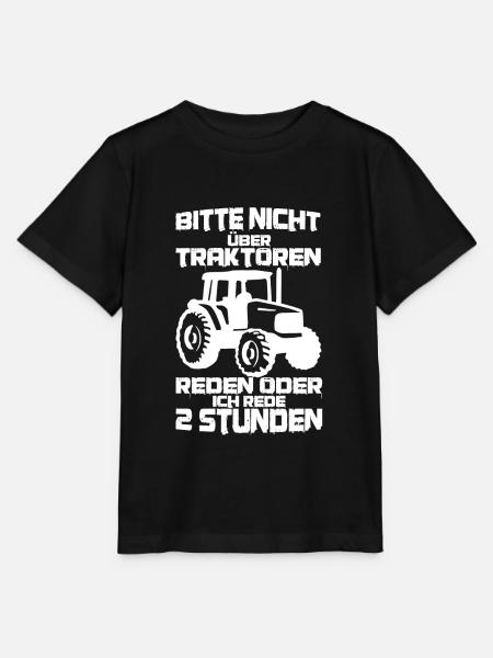 Traktor Spruch Lustig Bauer Landwirt Schlepper - Stanley/Stella Kinder T-Shirt MINI CREATOR  - Schwarz