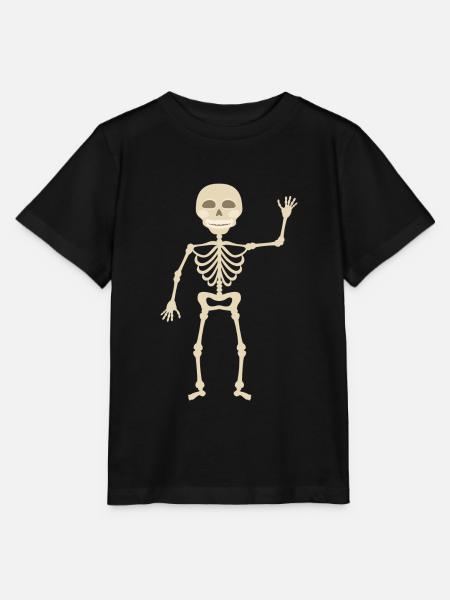 Skelett - Stanley/Stella Kinder T-Shirt MINI CREATOR  - Schwarz