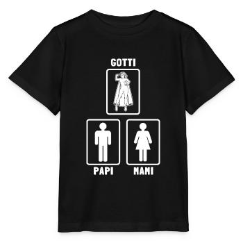 Gotti Held - T-shirt bio MINI CREATOR Stanley/Stella Enfant - noir - Devant - Mikhail (115cm)