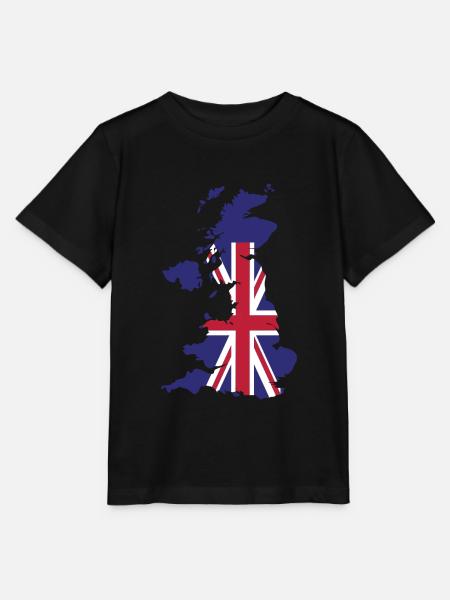 Großbritannien - Stanley/Stella Kinder T-Shirt MINI CREATOR - Schwarz
