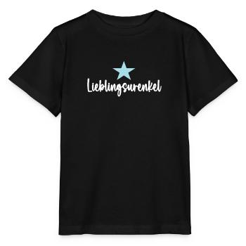 Urenkelsohn Ur-Enkel Jungen Urenkel Enkel Liebling - Stanley/Stella Kinder T-Shirt MINI CREATOR  - Schwarz - Vorne - Mikhail (115cm)