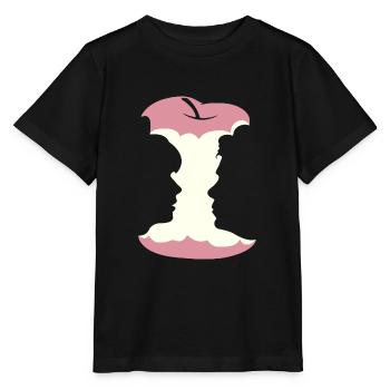 VexierBild (Édition Pomme) - T-shirt bio MINI CREATOR Stanley/Stella Enfant - noir - Devant - Mikhail (115cm)